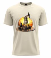 Oil Rig Sunset Tee - Image 6