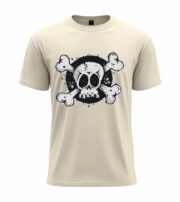 Grunge Skull Crossbones Tee - Image 6