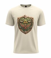 Fantasy Shield Crest Graphic Tee - Image 6
