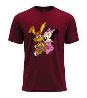 Cute Bunny & Mouse Cartoon Friendship Tee - Image 7