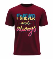 Forever and Always Typography  T-Shirt - Image 10