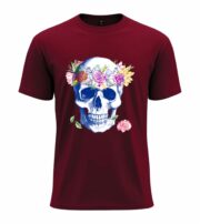 Floral Skull Art  T-Shirt - Image 6