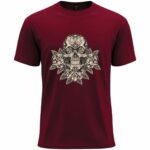 Floral Skull Art  T-Shirt