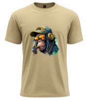 Urban Vibe Monkey Headphones Tee - Image 7