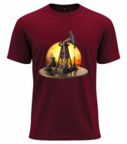 Oil Rig Sunset Tee - Image 7