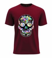 Colorful Sugar Skull Art Tee