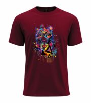 Neon Tiger Geometric Art Tee - Image 7