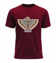 Geometric Eagle Ethnic Pattern Tee - Image 7