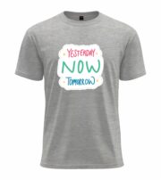 Yesterday Now Tomorrow Typography Tee - Image 7