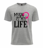 Music Is My Life Headphone Graphic T-Shirt - Image 7