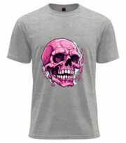 Neon Drip Skull Tee - Image 8