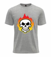 Flaming Skull Rage Tee - Image 8