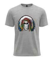 Warrior Skull Headdress Graphic Tee - Image 7
