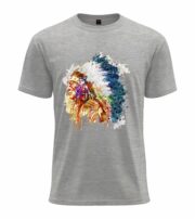 Watercolor Tribal Chief Art Tee - Image 7