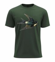 Flying Swallow Bird  Tee - Image 8