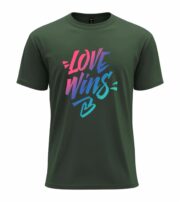 Love Wins Gradient Typography Tee - Image 8