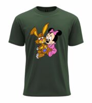 Cute Bunny & Mouse Cartoon Friendship Tee - Image 9
