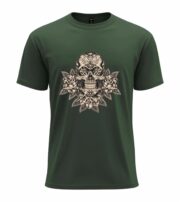 Floral Skull Art  T-Shirt - Image 8