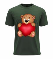 Cute Teddy Heart  T-Shirt - Image 9