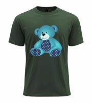 Blue Teddy Pattern  T-Shirt - Image 7