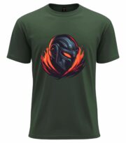 Flaming Cyber Warrior Tee - Image 7