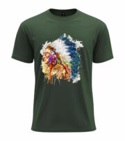 Watercolor Tribal Chief Art Tee - Image 8