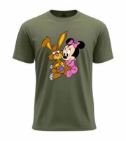 Cute Bunny & Mouse Cartoon Friendship Tee - Image 10