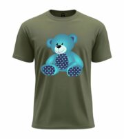 Blue Teddy Pattern  T-Shirt - Image 6
