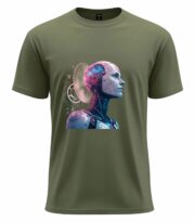 Futuristic AI Cyborg Tee - Image 4