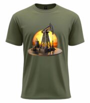 Oil Rig Sunset Tee - Image 10