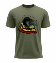 Wind Spirit Artistic Portrait Tee - Image 10