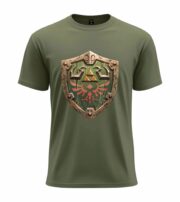 Fantasy Shield Crest Graphic Tee - Image 9