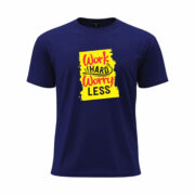 Work Hard Worry Less Tee - Image 3