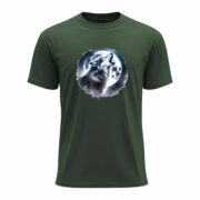 Moonlit Wolf Art Tee - Image 9