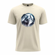 Moonlit Wolf Art Tee - Image 4