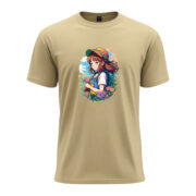 Anime Floral Girl Aesthetic Tee - Image 9
