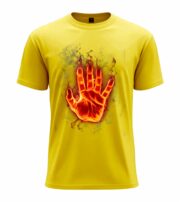 Flaming Hand T-Shirt - Image 3