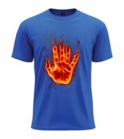 Flaming Hand T-Shirt - Image 5