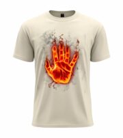 Flaming Hand T-Shirt - Image 6