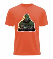 Cyber Phantom Hooded Warrior  T-Shirt - Image 2