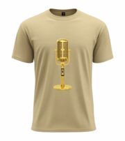 Vintage Gold Microphone  T-Shirt - Image 11