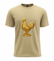 Golden Rooster Statue T-Shirt - Image 10