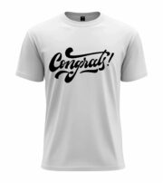 Congrats Script Typography T-Shirt - Image 11