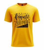 Congrats Super Job Typography T-Shirt - Image 2