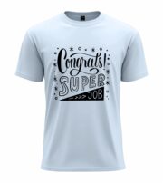 Congrats Super Job Typography T-Shirt - Image 11