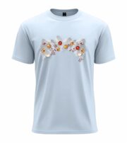 Festive Feather Garland Christmas T-Shirt - Image 3