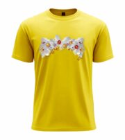 Festive Feather Garland Christmas T-Shirt - Image 4