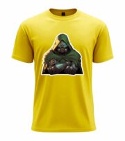 Cyber Phantom Hooded Warrior  T-Shirt - Image 4