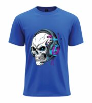 Cyber Skull Headphones  T-Shirt