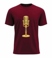 Vintage Gold Microphone  T-Shirt - Image 7